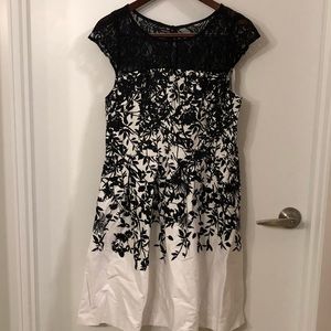 Maurice’s black/white cocktail dress 👗